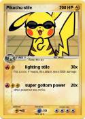 Pikachu stile