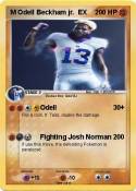 M Odell Beckham jr. EX M Odell Beckham