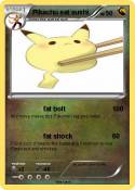 Pikachu eat