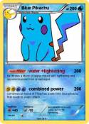 Blue Pikachu