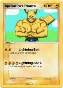 Special Rare Pikachu Special Rare