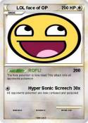 LOL face of OP