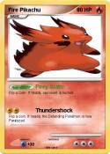 Fire Pikachu