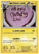 BIRTHDAY CAKE!