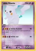  white Pikachu