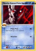 Pikachu Demon Form Naruto Pikachu Demon