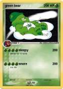 green bear