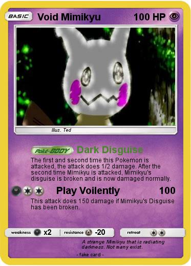 Pokemon Void Mimikyu