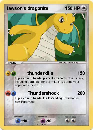 Pokemon lawson's dragonite