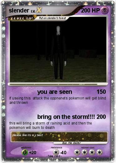 Pokemon slender