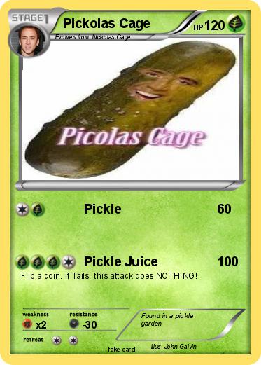 Pokemon Pickolas Cage