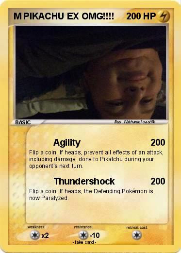 Pokemon M PIKACHU EX OMG!!!!
