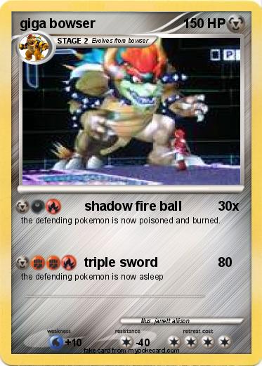 Pokemon giga bowser