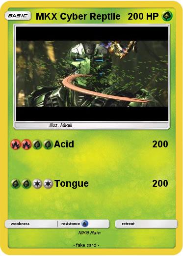 Pokemon MKX Cyber Reptile