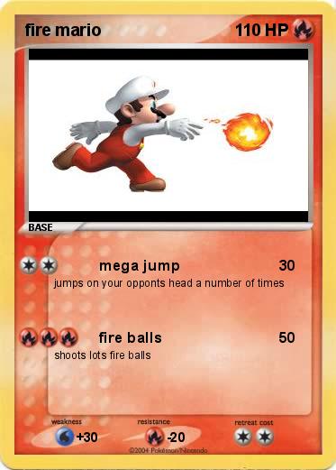 Pokemon fire mario