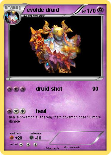 Pokemon evolde druid
