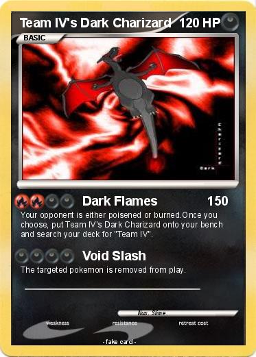 Pokemon Team IV's Dark Charizard