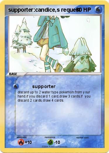 Pokemon supporter:candice,s request
