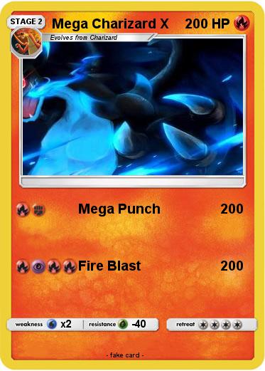 Pokemon Mega Charizard X