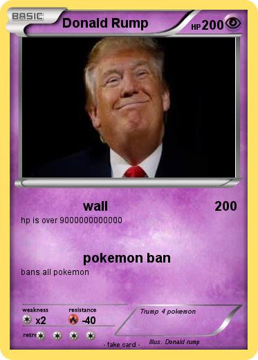 Pokemon Donald Rump
