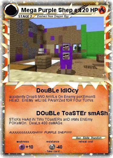 Pokemon Mega Purple Shep ex