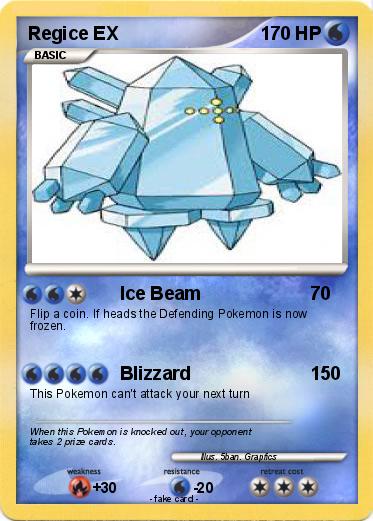 Pokemon Regice EX