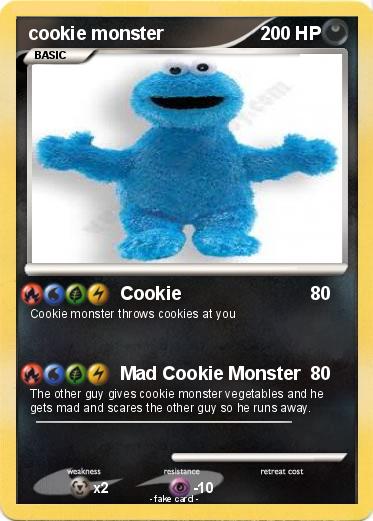 Pokemon cookie monster