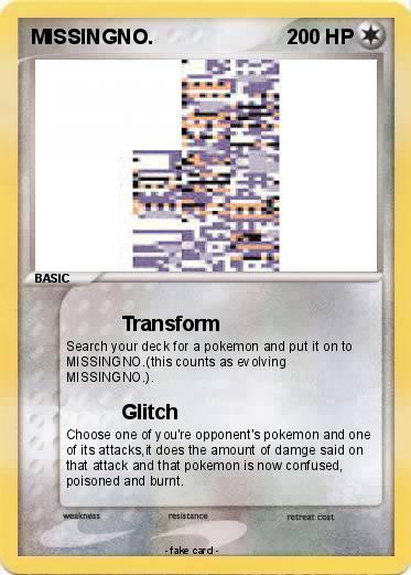 Pokemon MISSINGNO.