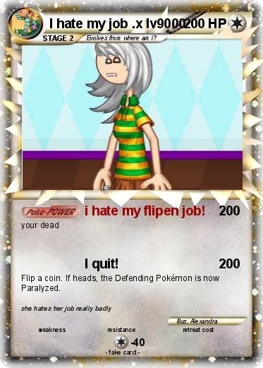 Pokemon I hate my job .x lv9000
