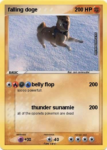 Pokemon falling doge