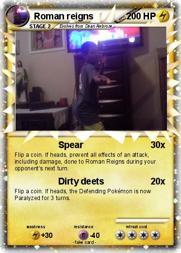 Pokemon Roman reigns