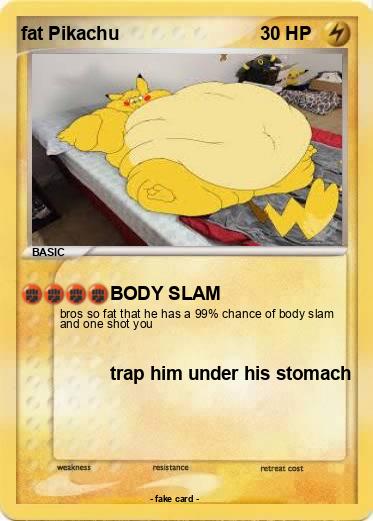 Pokemon fat Pikachu