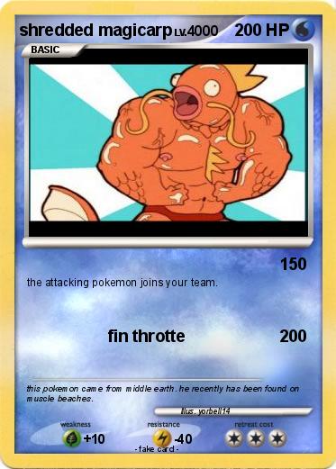 Pokemon shredded magicarp