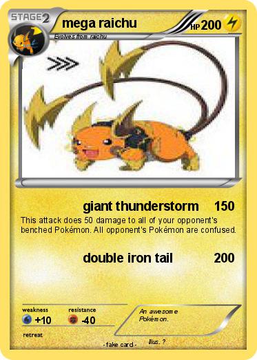 Pokemon mega raichu