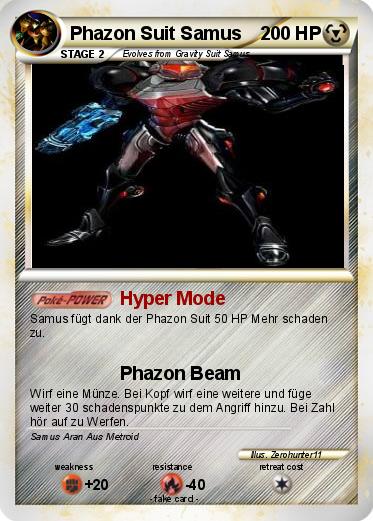 Pokemon Phazon Suit Samus