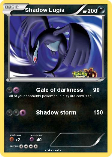 Pokemon Shadow Lugia