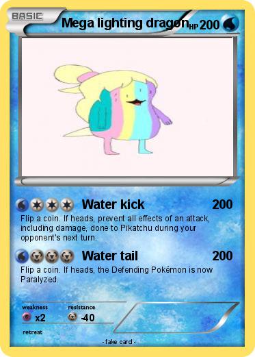 Pokemon Mega lighting dragon