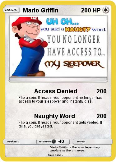 Pokemon Mario Griffin