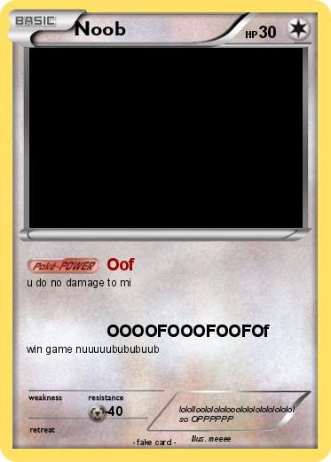 Pokemon Noob