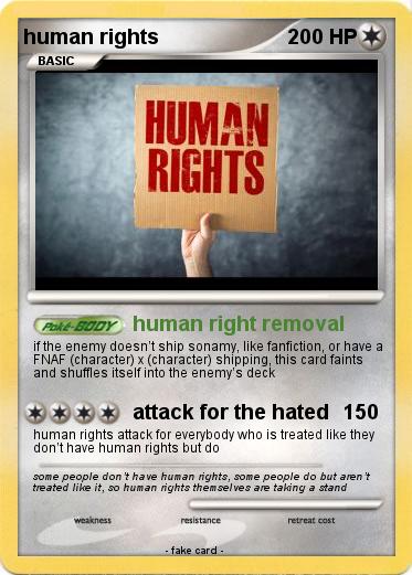 Pokemon human rights