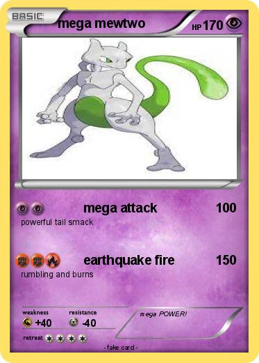 Pokemon mega mewtwo