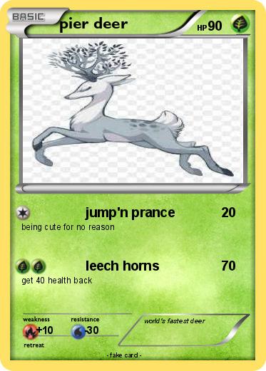Pokemon pier deer