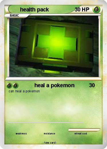 Pokemon health pack