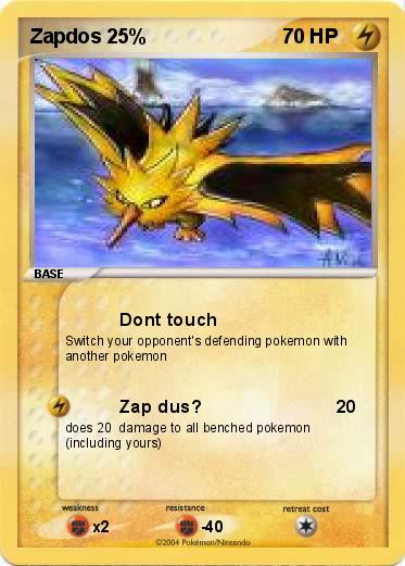Pokemon Zapdos 25%