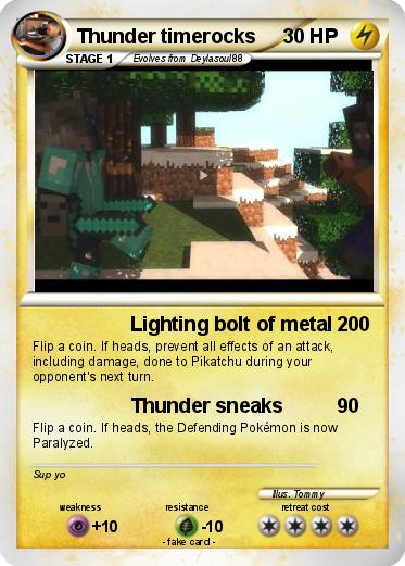 Pokemon Thunder timerocks