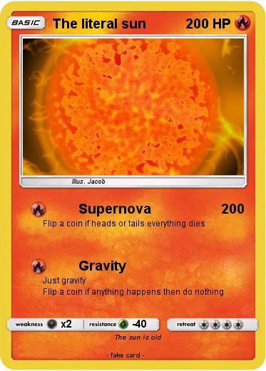 Pokemon The literal sun