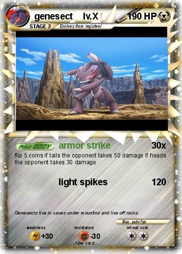 Pokemon genesect    lv.X