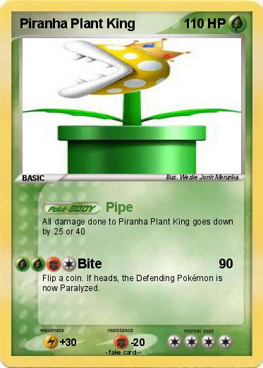 Pokemon Piranha Plant King