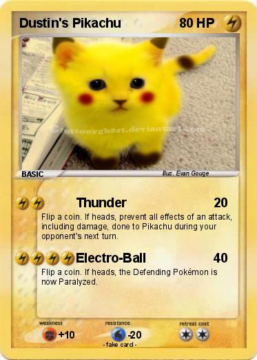 Pokemon Dustin's Pikachu