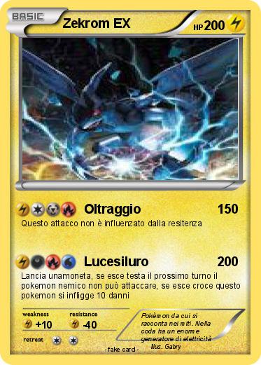 Pokemon Zekrom EX